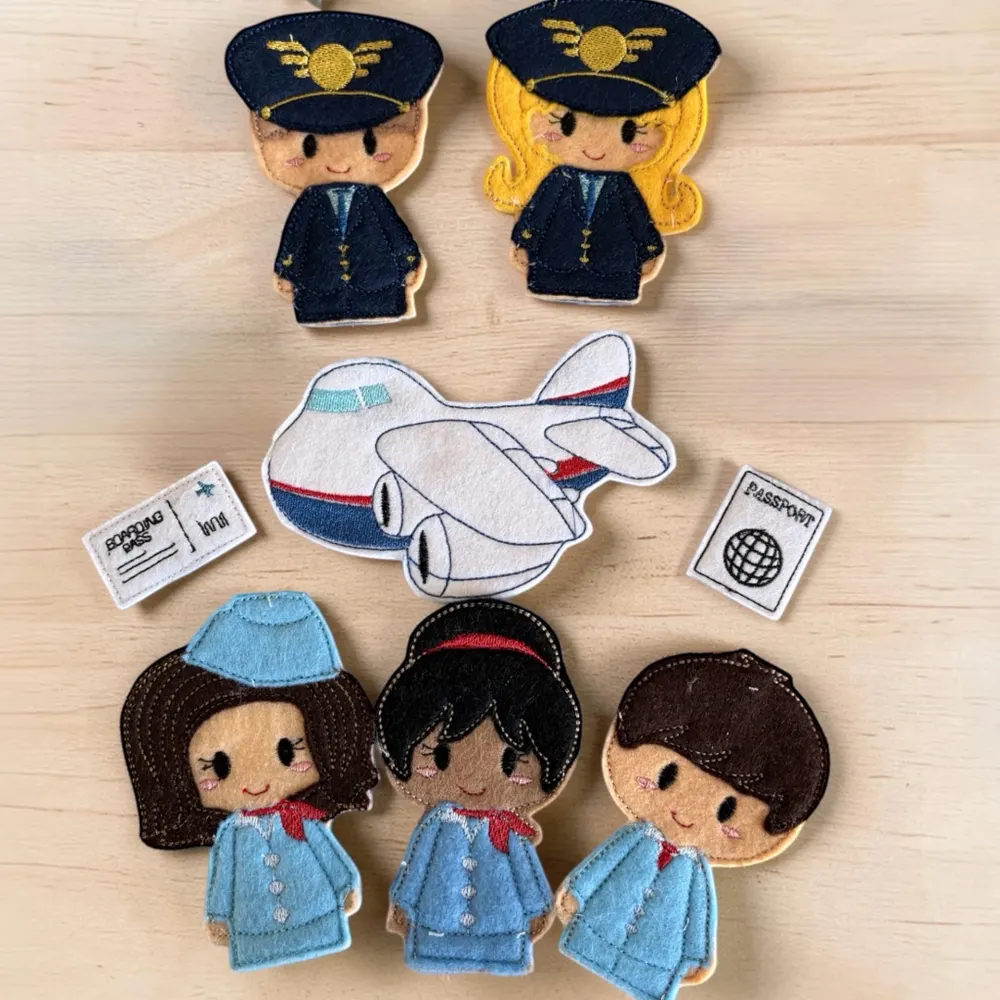 Airline Finger Puppet Set thumbnail 2