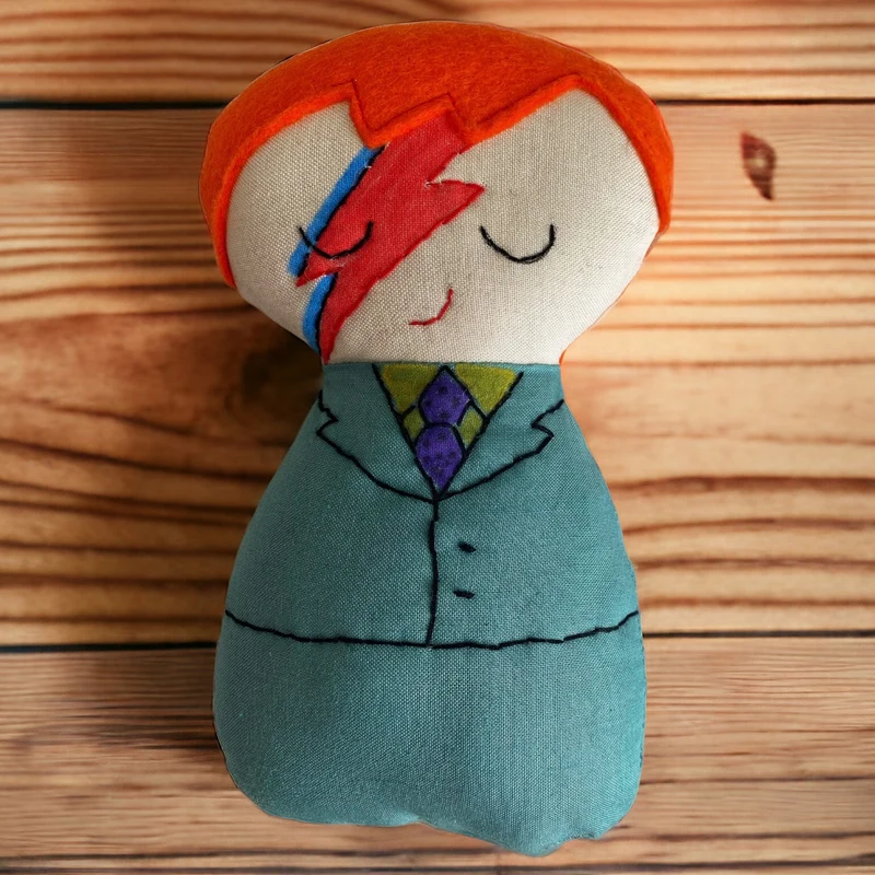 Baby Bowie Doll — Teal Ziggy thumbnail 2