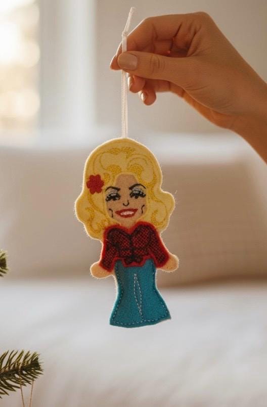 Dolly Felt Handmade Hanging Decoration
