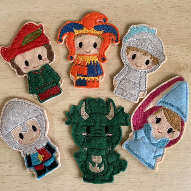 Personalised Medieval Finger Puppet Set thumbnail 2